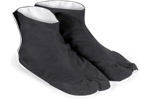 Playwell Martial Arts Ninja Tabi Chaussettes Toile Semelle Intérieur Tabi Bottes
