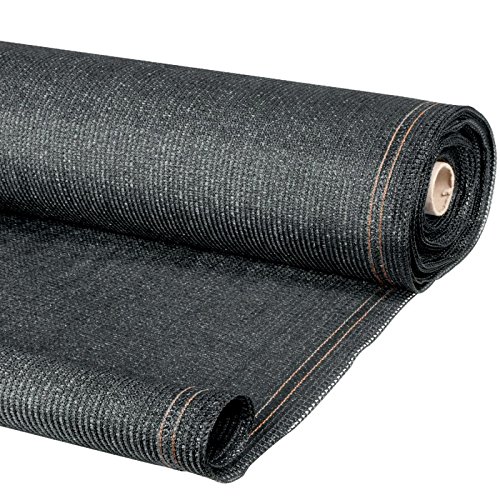 IDMarket - Brise Vue Haute densité 1,2 x 10 m Gris 300 GR/m² qualité Pro