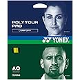 YONEX Polytour Pro 120 17 Gauge Polyester Tennis String Set (Flash Yellow)