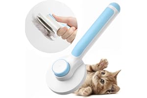 Spazzola per Gatti Cani， Baytion Spazzola Gatto Autopulente Pelo Lungo e Corto, Togliere Eccesso e Morti Peli Animali, Non Graffiano Sulla Degli Gatto Cane