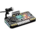 Enfants Mixeur Rechargeable avec Microphones Karaoké Multifonctionnel Musique Création Jouet pour Aspirings Kids DJ Mixer