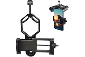 Surplex Universal Telefon/Smartphone Adapter und Mount Stativ-Halterung für iPhone Sony Samsung Moto - Kamera- Spektiv Teleskop, Spektiv, Monokular, Fernglas, Mikroskop