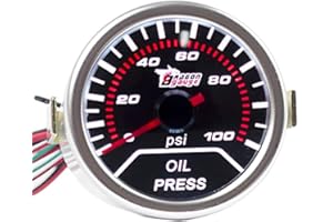 ESUPPORT E Support™ 2" 52mm LED Auto Öldruck Anzeige Oil Pressure Anzeige Instrument Gauge Meter
