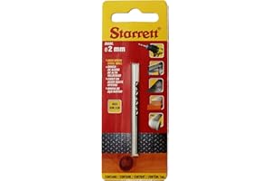 Starrett Punte per trapano a punta divisa, in acciaio HSS, 2 x 49 mm, per acciaio inossidabile e ghisa, materiali morbidi in ferro