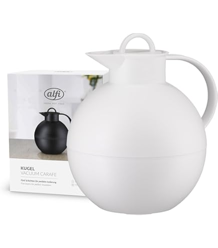 alfi Eco 1,0 l, mat roze, thermosfles met hygiënisch inzetstuk