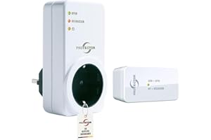 PROTECTOR Funk-Abluftsteuerung ASF-510 für Dunstabzugshauben – Mit neuem patentierten Fensterkontaktschalter ohne Magnet für mehr Sicherheit – Kabellose Installation – Fensterkontaktsensor