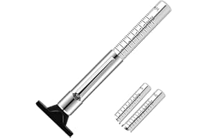 Tyre Tread Depth Gauge UK, GODESON Stainless Steel Tyre Tread Depth Checker, Tyre Depth Measurement Tool in 25MM/32nds, metal