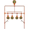 Highwild Air Gun Resetting Target Auto Reset Steel Target, Rated for .22 Caliber - Neon Orange