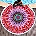 Produktbild Stillshine Bohemian Rund Strandtuch Indischen Mandala Hippie Rund Decke Strand Decor Bettlaken Yoga Matte Beach Quasten Tapisserie Badetuch Tischdecke (Farbe 3)