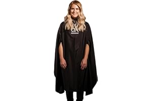 GK HAIR Professionell frisörkappa – premium vattentät skär- och färgkappa – återanvändbar, kemikaliebeständig, salongskvalite