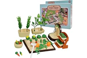 MGKEOUF Vegetable garden toy, vegetable garden gardener set, vegetable garden role play toy for children, garden gardening toys, children's toy gift from 2 3 4 years girls