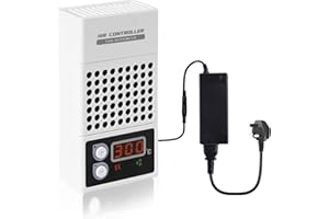 Mini Heater for 3D Printer, HCSSZ Lightweight 3D Resin Printer Temperature Controller Heating Thermostat Temp Control with Activated Carbon Filter for LCD DLP 3D Printers