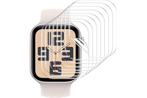 Pnakqil 8 Stück für Apple Watch Series SE2/SE/6/5/4 40mm Schutzfolie,Panzer Schutz Glas für Apple Watch 40mm Displayschutz Flexible TPU,Weich HD Anti-Staub Folie Displayfolie Einfache Installation