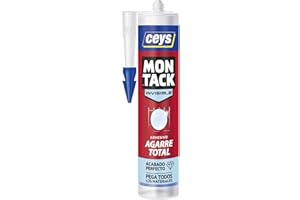 Ceys - Montack at Tack - Adhesivo de Montaje - Invisible - Cartucho 315 GR