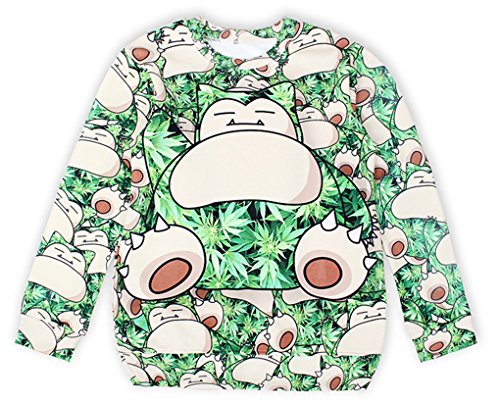 THENICE Women's Sport Pullovers Couples Sweatshirt (Hippo)