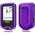 MEDMAX Silicone Case for Freestyle Libre 3, Lightweight Shockproof Anti Slip Protective Cover Soft Gel Skin with Raised Bezel, Purple