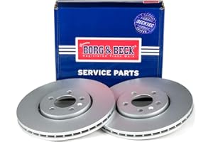 Borg & Beck BBD4105 Brake Disc Pair (Front): Audi, seat, skoda, VW.96-