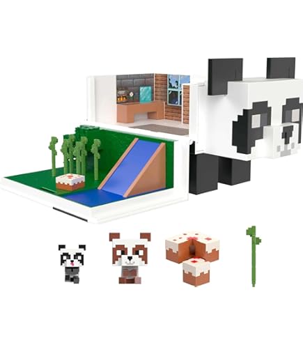 Minecraft Toys | Mob Head Mini Set with 4 Figures and Accessories