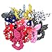 Sanwood 10Pcs Rabbit Ear Hair Tie Bands Style Ponytail Holder