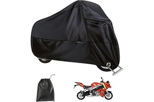 Funda para Moto, Funda Moto Impermeable, Funda de Moto, Cubre Moto, 190T Cubierta de Motocicleta Protector UV Universal para 
