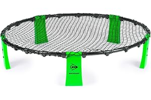 Dunlop Swing Ball Set - 90 x 20 CM - Pocky Ball - Inkl. Nät, Ram, Ben, Boll, Pump och Resväska - Max. 4 spelare