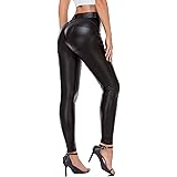 STARBILD Scrunch Butt Leggings da Donna, Push Up Pantaloni a Vita Alta Opaco Slim Fit