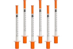 Shudyear 20 pack 1ml 0.3x13mm Plastic Multiple Uses Measuring Tools, laboratory accessories, Individually sealed packaging