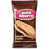 Eti Kakaolu Fındık Kremalı Petib&ouml;r Bisk&uuml;vi 22,5 gr x 24 Adet