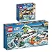 Produktbild Lego City 2er Set 60163 60168 Küstenwache-Starter-Set + Segelboot in Not