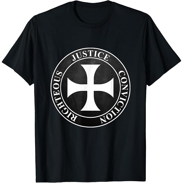 T-Shirt Uomo Cavalieri Templari – Crociati San Giorgio 100% Cotone Gildan