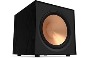 Klipsch R-121SW Black – Aktiver Subwoofer 30,5 cm (12 Zoll), Schwarz, digitaler Verstärker, 200 W/400 W