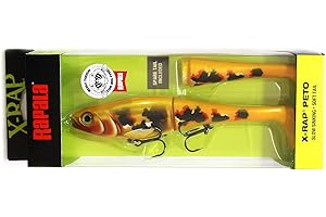 Rapala - X-Rap Peto Fishing Lure - Artificial Bait with Soft Fish Tail - Freshwater Spinning Bait - Running Depth 0.5-1m - Made in Estonia