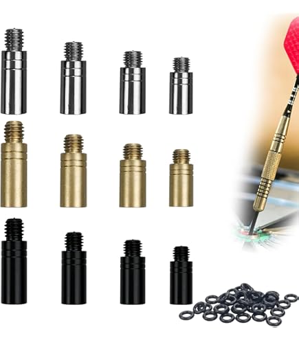 12 Pezzi Aumento Peso Freccette In Rame - Regolatori Da 2g | Compatibili Con Freccette Morbide E Acciaio | Filettatura 2BA - Foto 9