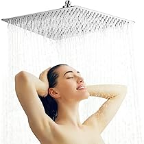 Soffione Doccia 12 Pollici Acciaio Inossidabile - Pioggia Alta Pressione, Autopulente, Cromo - Foto 3