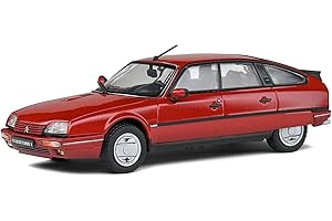 Solido- Citroen CX GTI Turbo 2 Aucun Auto in Miniatura da Collezione, Colore Rosso Metallizzato, 1/43ème, S4311702