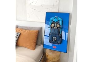 iLuane Wandtafel anzeigen für Lego 42083 Technic Bugatti Chiron, Erwachsene Sammlerstücke Display Wallboard für Modellauto Sportwagen, Geschenke für Lego Liebhaber (nur Display Wallboard)