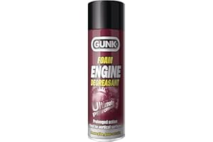 Granville – Gunk Foam Engine Degreasant – 500ml | Powerful Aerosol Engine Foam Degreaser for Vertical Surfaces | Ultimate Cleaning for Grime & Grease
