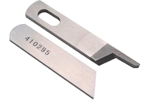 CKPSMS Marque - # 50143403+50145403 Coupe Lame de couteau supérieur + inférieur ADAPTÉ pour Bernina Bernette 003,004,334,700,800,1100 Juki MO300 machine # 50143403+50145403 1set