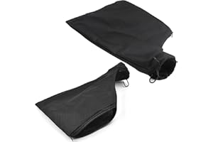 YIMEIZHIGUANG Mitre Saw Dust Bag, 2 PCS Planer Dust Bag Replacement with Zipper & Wire Stand – Dust Collector Bags for Easy Disposal, Fits Model 255 Mitre Saw, Compatible with Sander and Power Tools Accessories