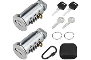 GNELLKOOR Lock Cores for Thule, 2 Pack One Key System Lock Cylinder Cores Replacement for Thule