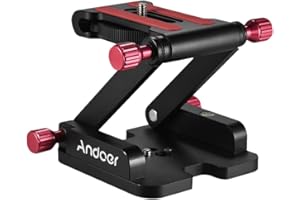 Andoer Flex Plan inclin¡§| t¡§ote en Alliage d'aluminium z Plaque de Pliage pour for for Canon Nikon, Appareil Photo Reflex Num¡§|Rique Sony ildc Rouge