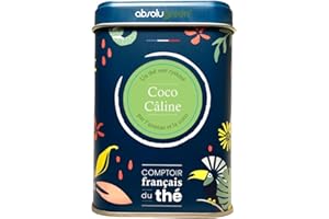 absolugreen Thé Vert en Boîte Métal, Vrac 80 Grammes - Coco Câline