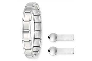 BLPRKOT 3 Stück italian charm bracelet-9mm italian charms Italian Charm Armband Set, italian bracelet Geschenk für frauen mama fashion trend