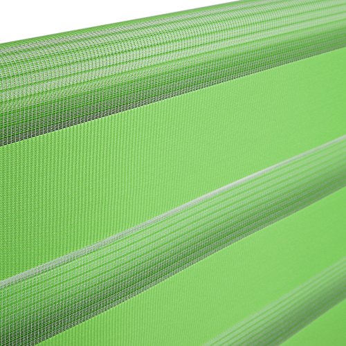 WOLTU DR5520dgn-a Duo Rollo Doppelrollo , Seitenzugrollo Easyfix , lichtdurchlässig und verdunkelnd,Doppelrollo , Klemmfix ohne Bohren , Dunkelgrün, 80x150cm - 4