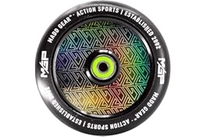 MGP MADD Gear Stunt - Ruote di ricambio per monopattino in alluminio, 120 mm, ABEC 9 ABEC 11