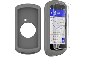 Moorovgi Custodia+2 Pezzi Vetro Temperato per Garmin Edge 1040,Pellicola Protettiva Proteggi Schermo Accessorio per Computer da Bici GPS per Garmin Edge 1040 (Grey)