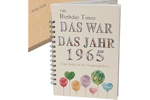 ‎THE LAZY PANDA CARD COMPANY the lazy panda card company Das Jahr, das 1965 war - Karte Buch zum 60. Geburtstag mit Details zum Geburtsjahr Geburtstagskarte 60 (1965)