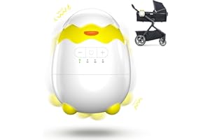 HOTOIQ Kinderwagenschaukler Wiederaufladbare Einschlafhilfe Baby,Babywippe Verstellbare Stärke,Baby Schaukel Halterung/Schaukelt für Kinderwagen & Buggy