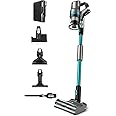 Vax HomePro Pet-Design, Cordless Stick Vacuum Cleaner, Up to 45min Runtime, Self Stand, Hairwrap Resist, Motorised Pet, Stair and Crevice Tool Included, Graphite and Teal, CLSV-HPPC