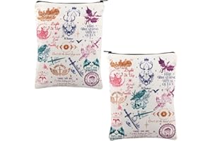 AKTAP Crescent City Book Sleeve - Velaris City of Starlight Light Up Book Pouch